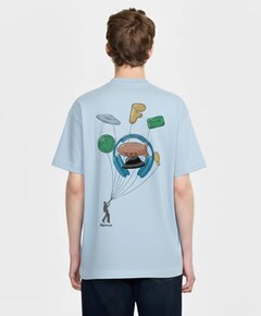 Heren T-shirt blauw