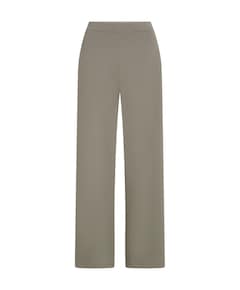 Stripe dames broek beige