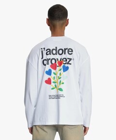 Heren longsleeve wit