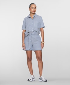 short dames korte broek blauw