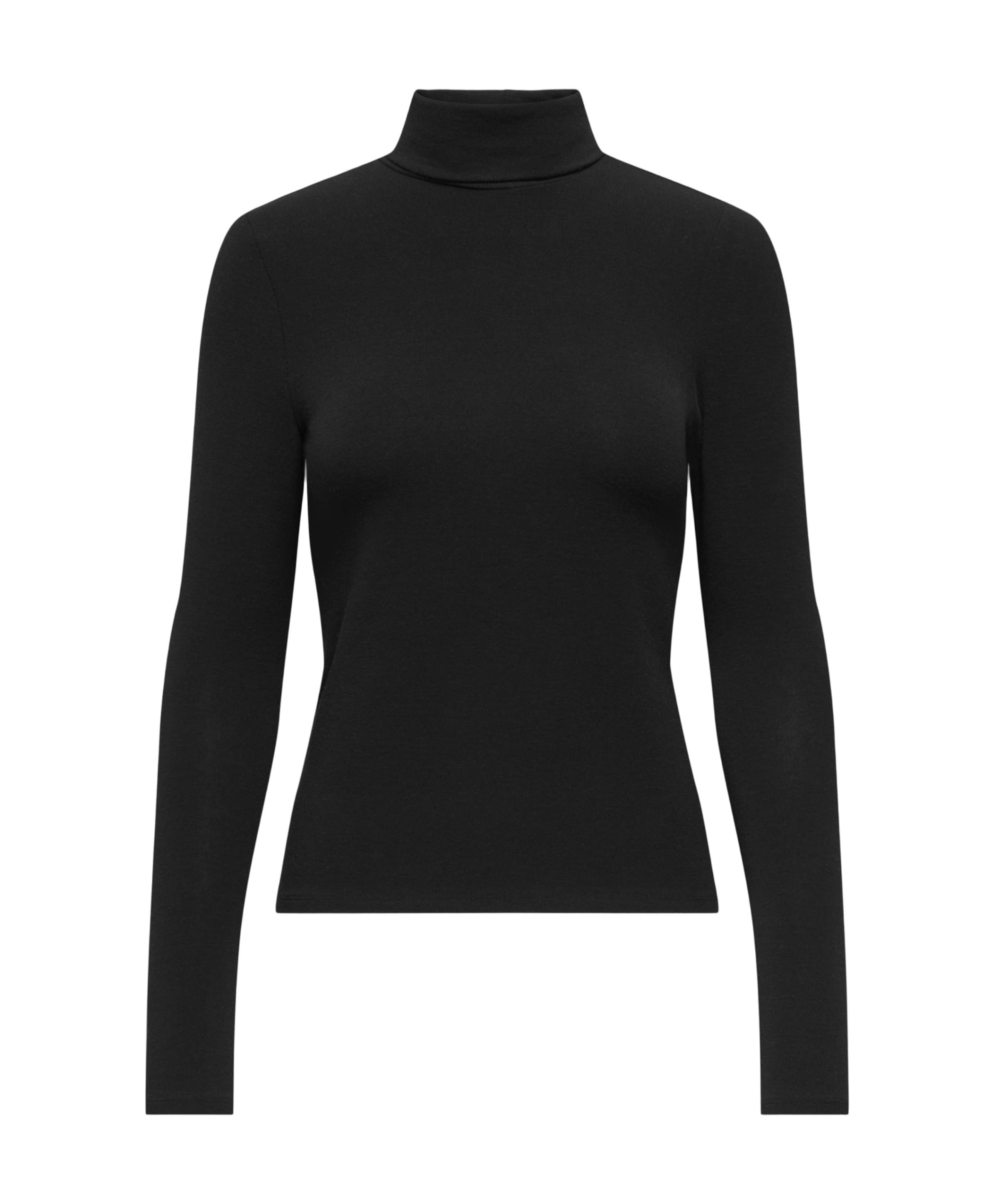 Dames longsleeve zwart