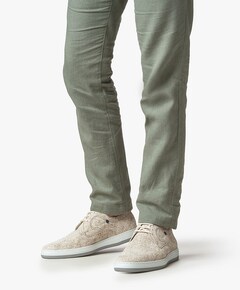 heren veterschoenen beige