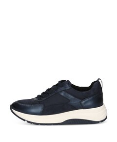 Women Lace-up dames sneakers blauw