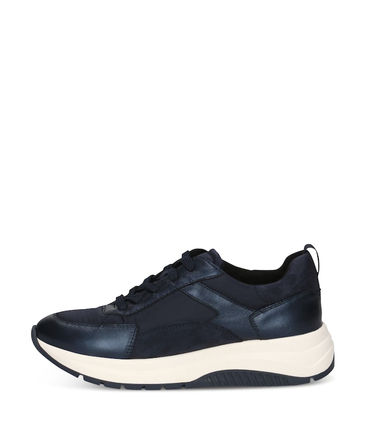 Women Lace-up dames sneakers blauw