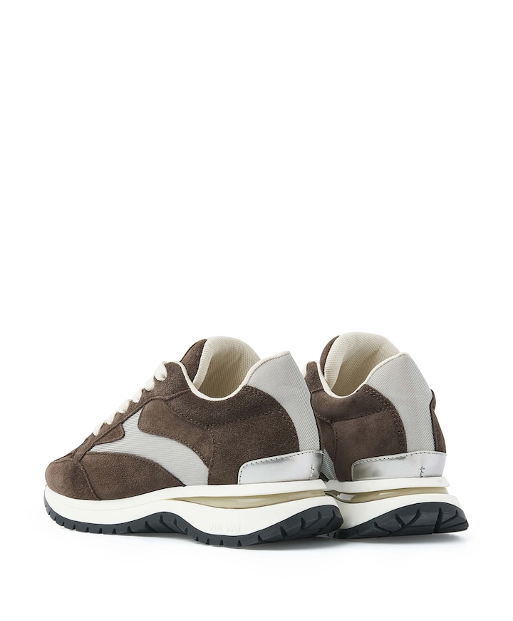 Usher Riggs dames sneakers bruin