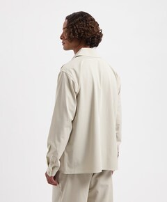 Heren overshirt beige