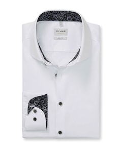 Heren overhemd lange mouw wit