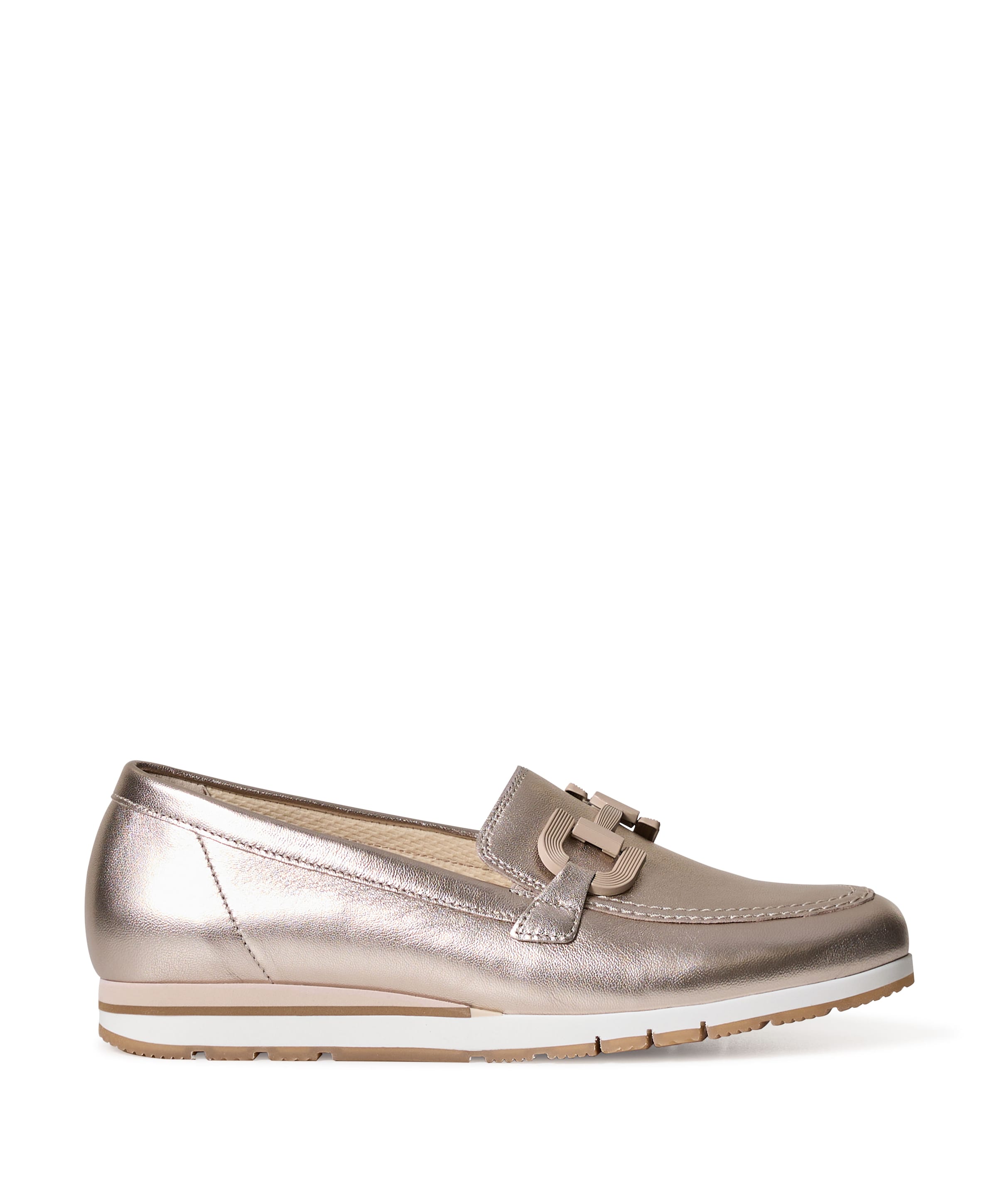 dames loafers goud