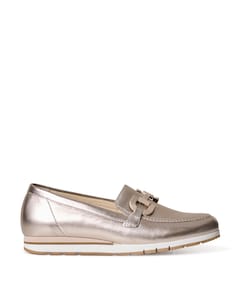 dames loafers goud