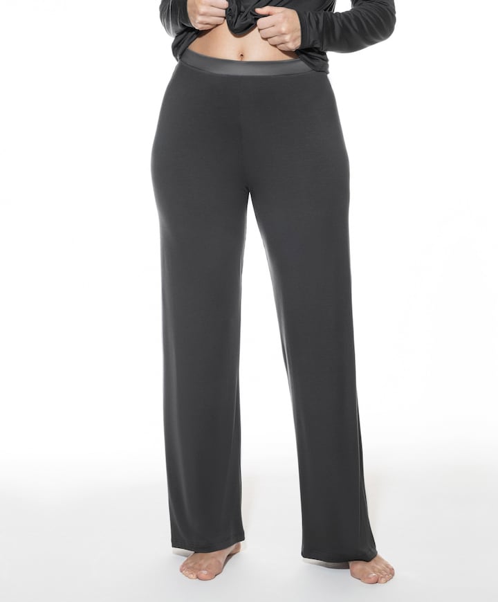 Dames pyjamabroek grijs