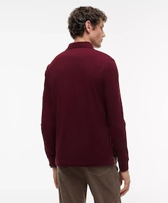 Heren polo bordeaux