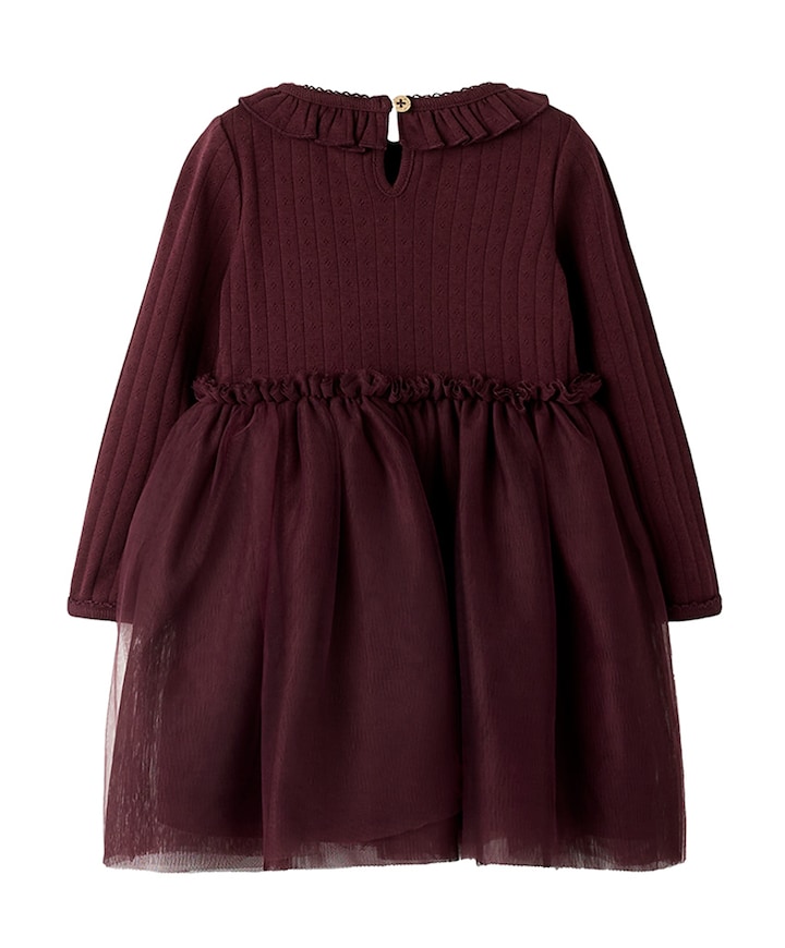 Meisjes jurk bordeaux