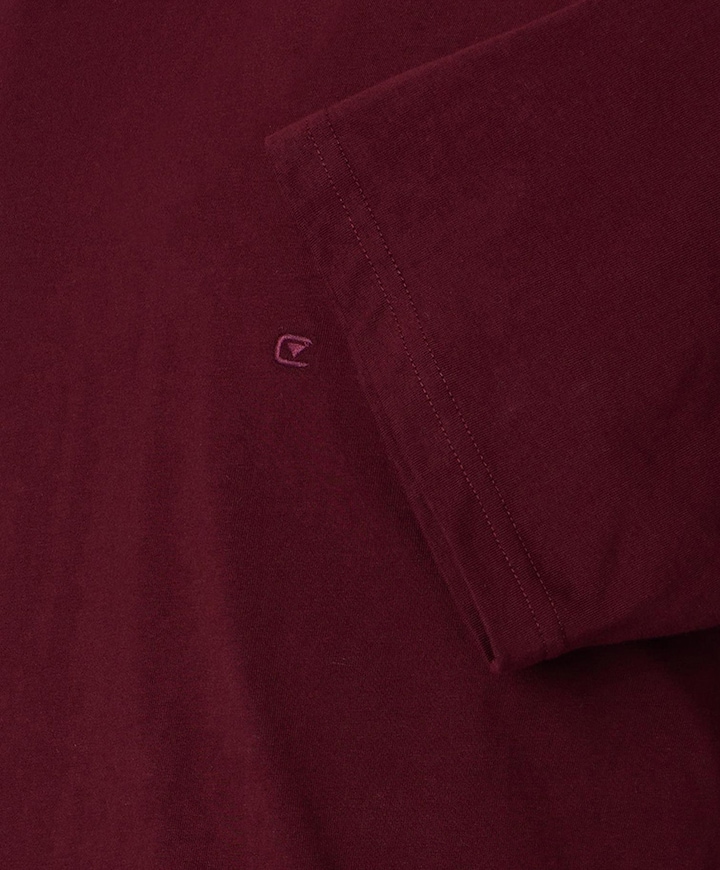 Heren t-shirt bordeaux