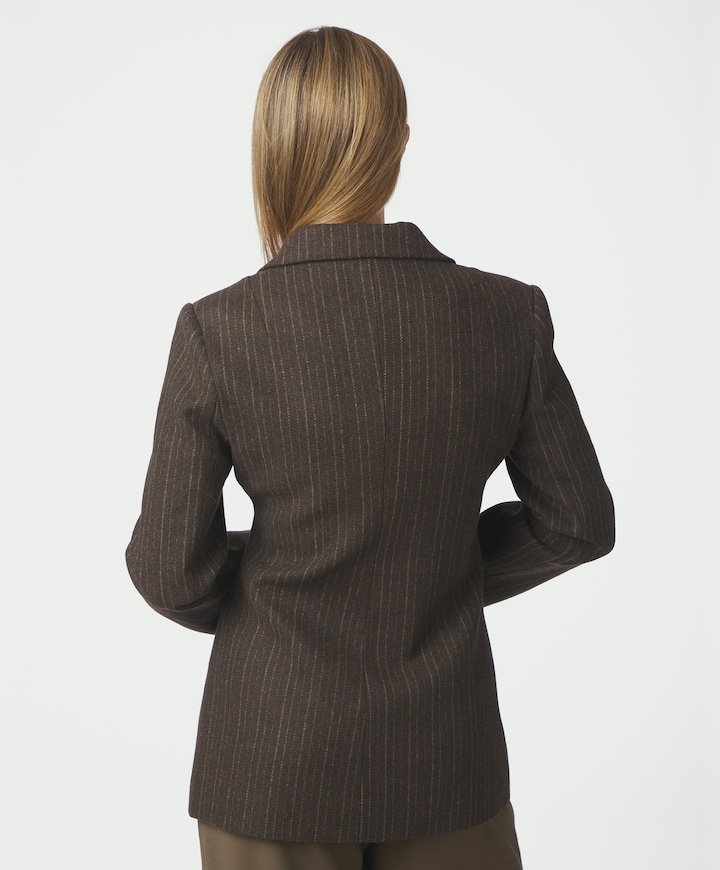 Dames blazer bruin