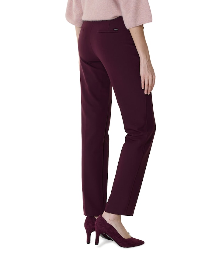 Jenny Smart dames broek bordeaux
