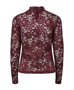 Dames top bordeaux