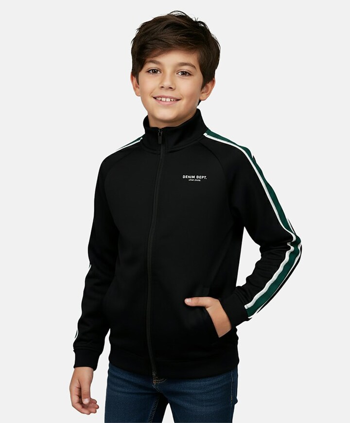 Jongens vest zwart
