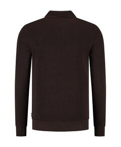 Heren polo bruin
