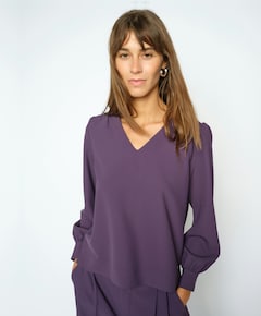 Dames blouse paars