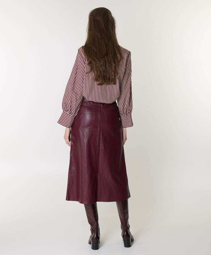 Dames rok bordeaux