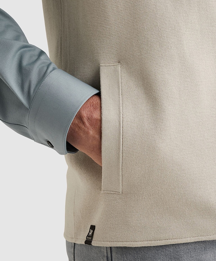 Heren bodywarmer beige