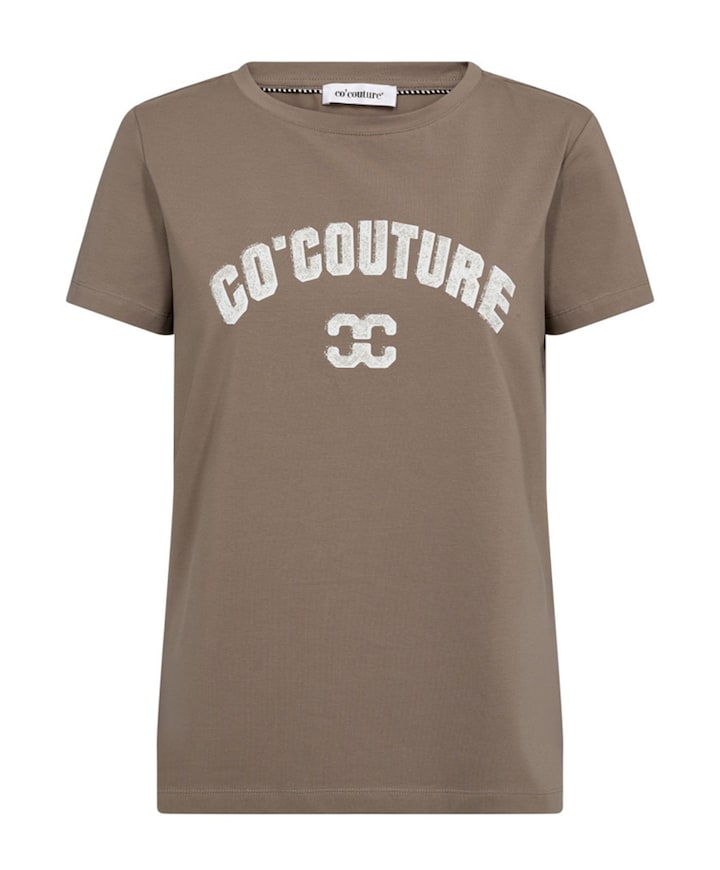 Dames t-shirt beige