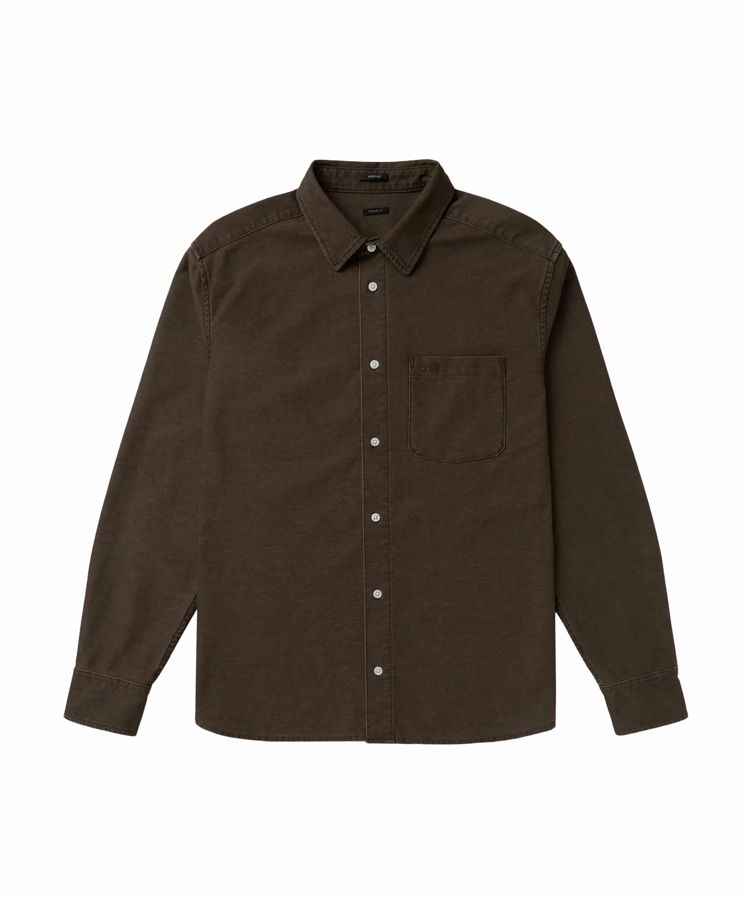 Overshirt bruin