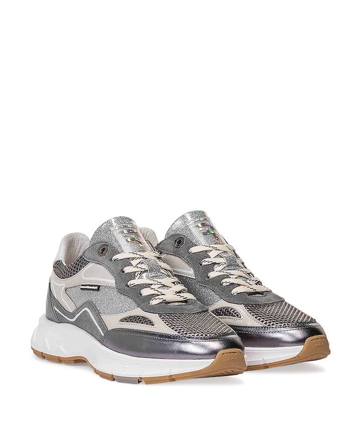 dames sneakers zilver
