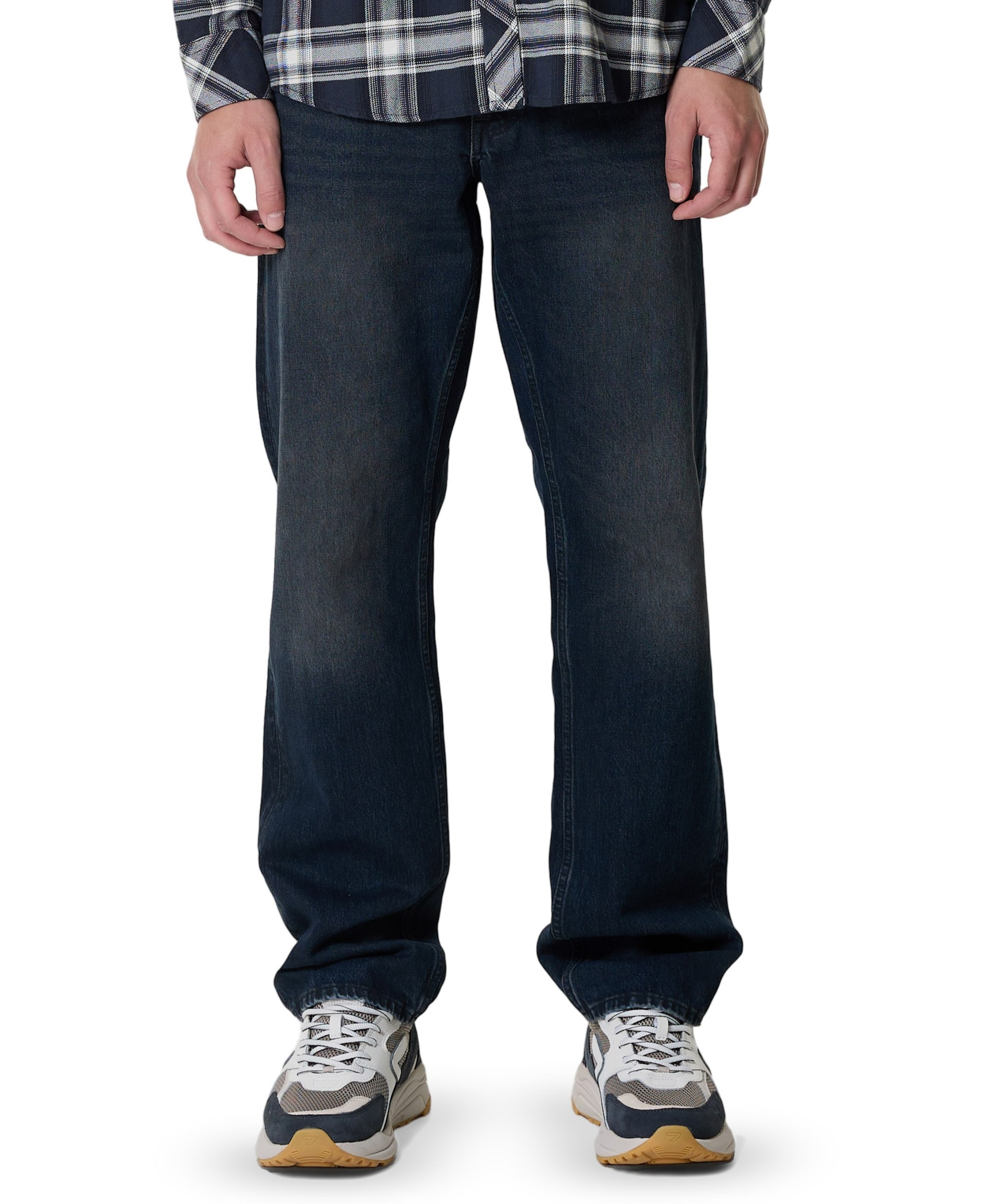Relaxed leg heren jeans blauw