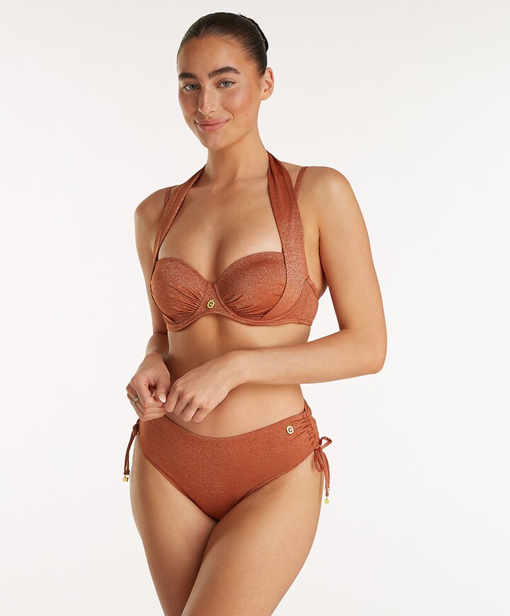 Bikinitop bruin