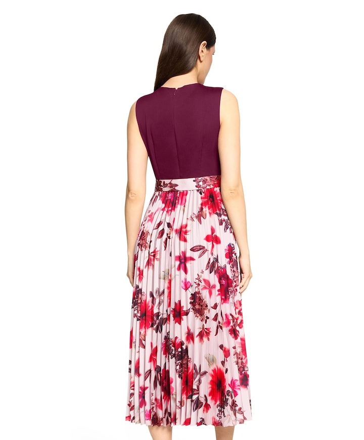 Dames jurk bordeaux