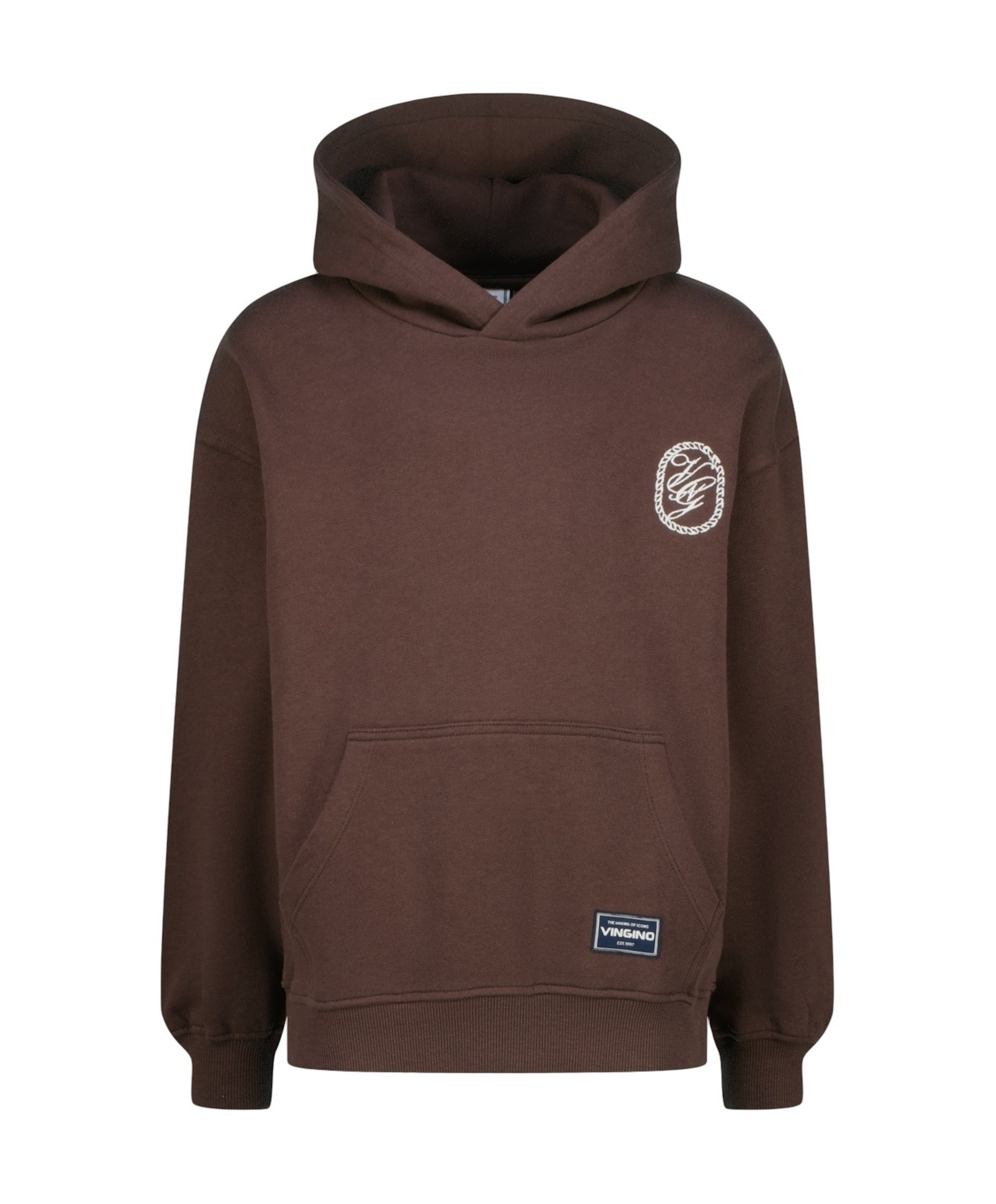 Jongens hoodie bruin