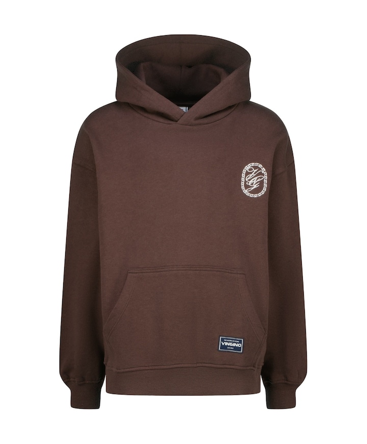 Jongens hoodie bruin