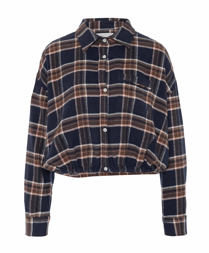 Dames blouse blauw