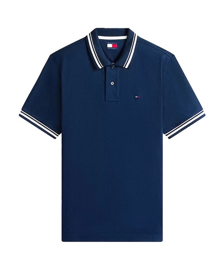 Heren polo blauw