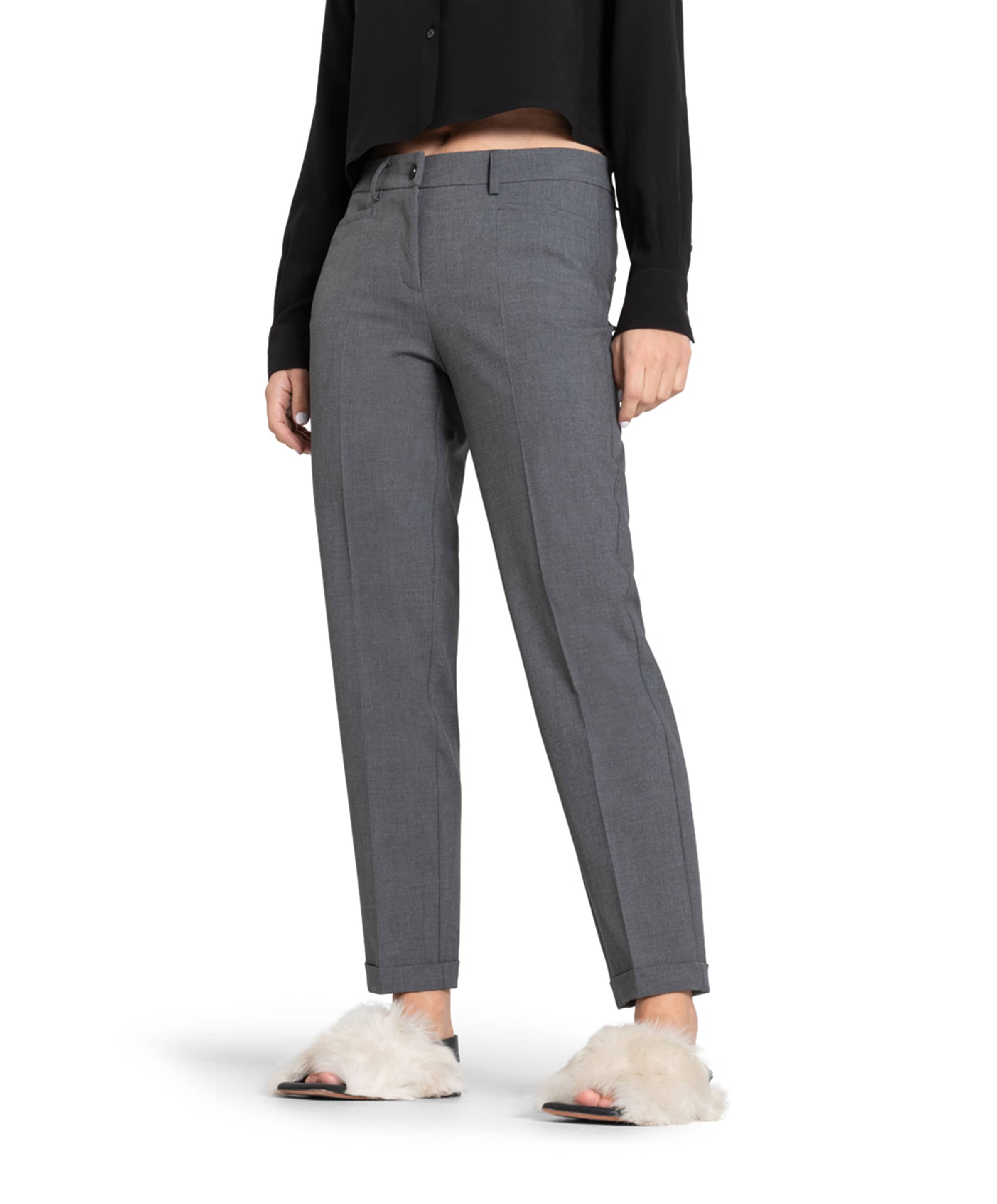 Kathreen dames broek grijs