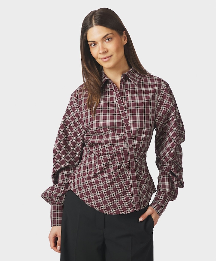 Dames blouse paars