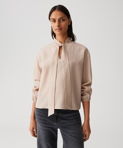 Dames blouse beige