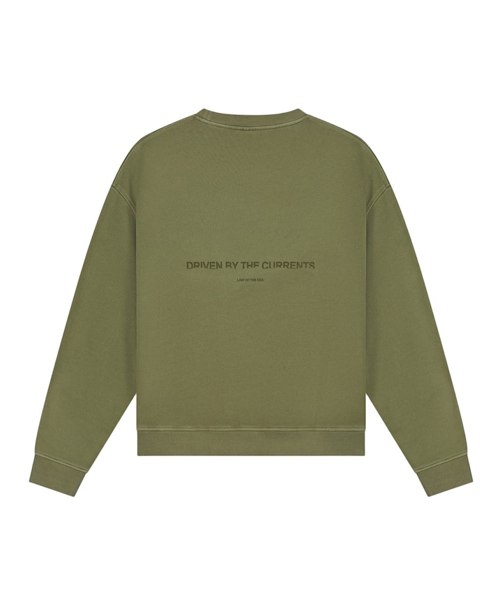 Heren sweater groen