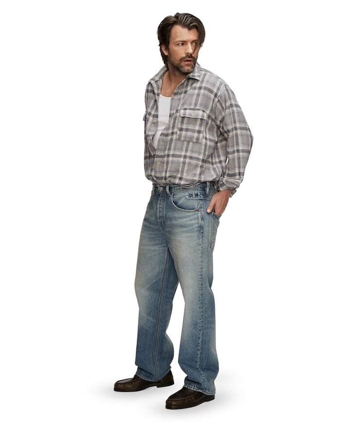 SASUKE NASH heren jeans blauw