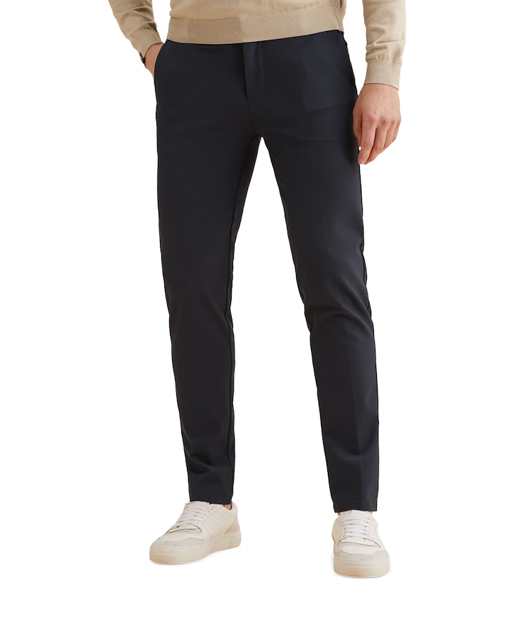 V12 CHINO TECHNICAL STRETCH heren broek blauw