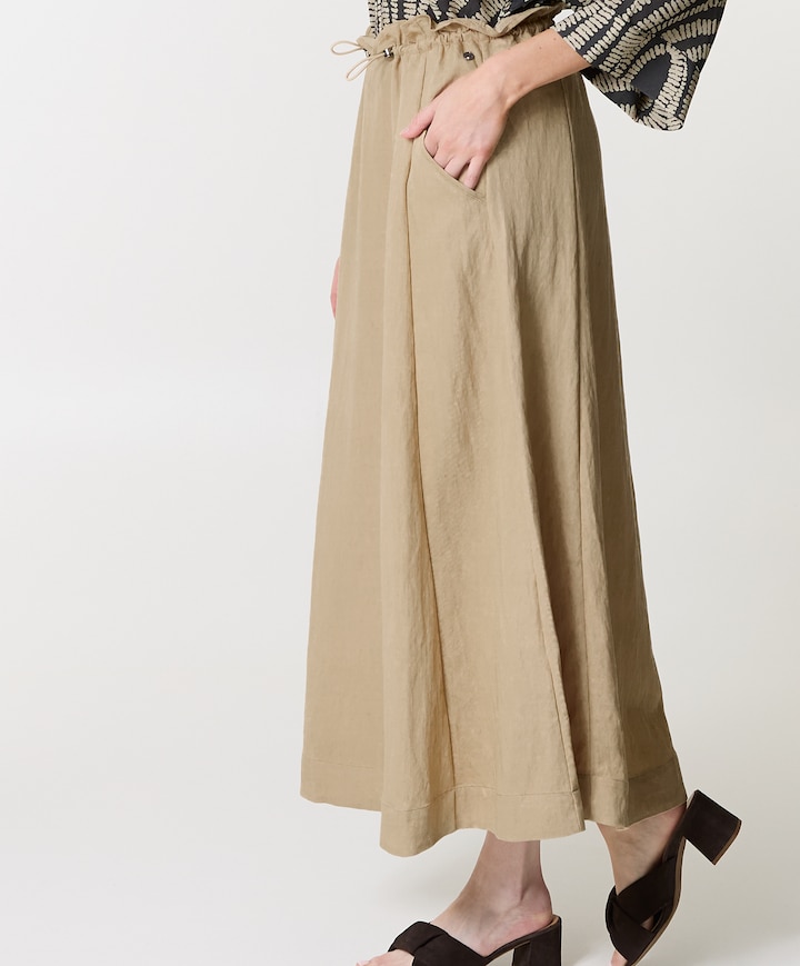 Dames rok beige