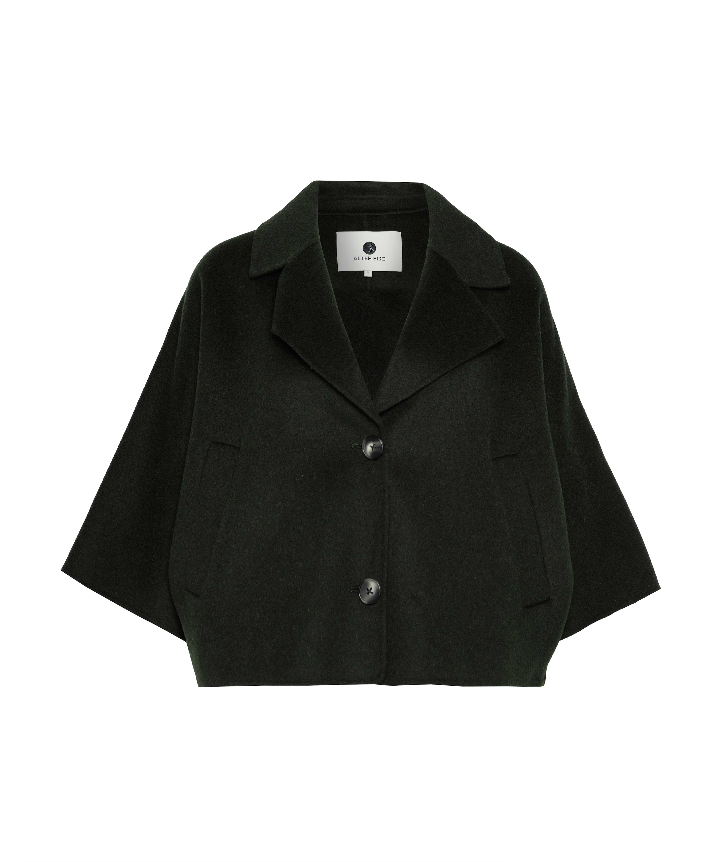 Dames cape groen