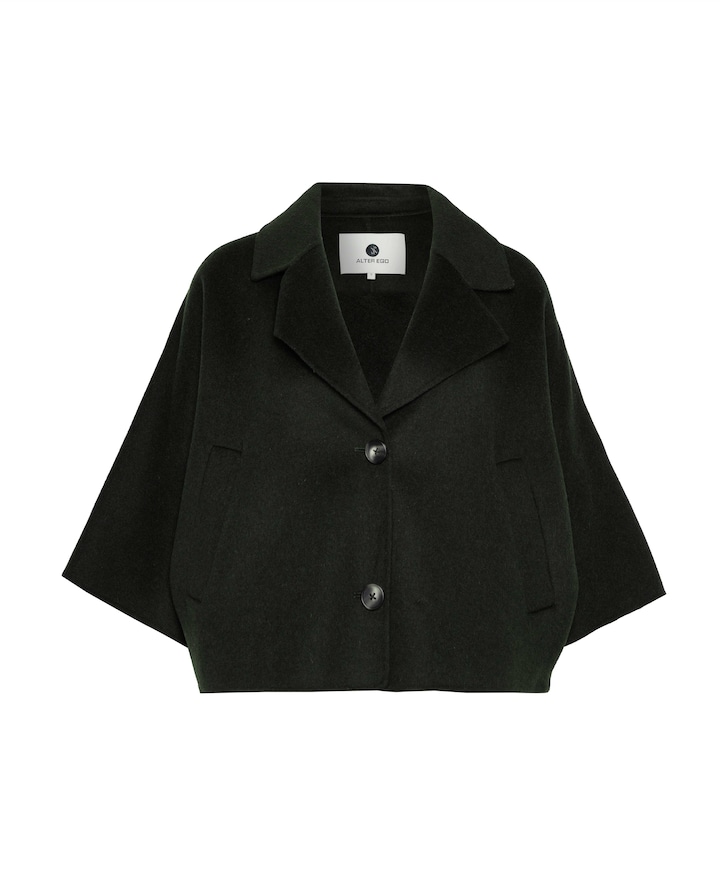 Dames cape groen