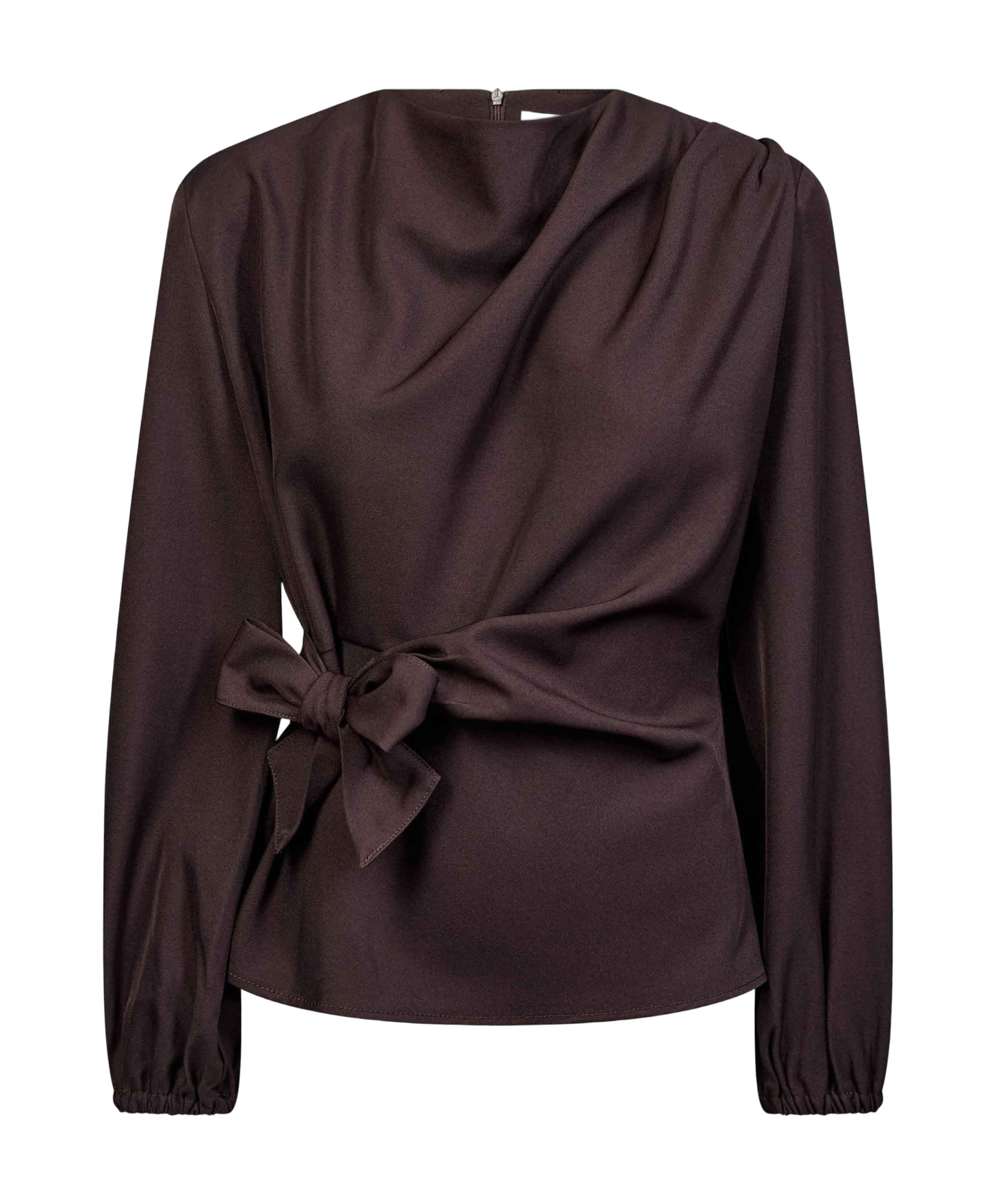 Dames blouse bruin