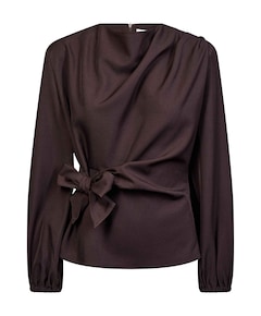 Dames blouse bruin
