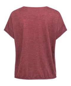 Dames T-shirt bordeaux