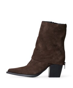 dames enkellaarzen bruin