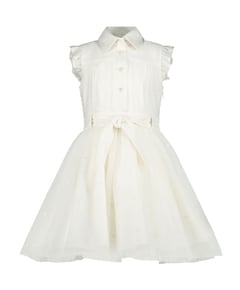 Meisjes jurk ecru