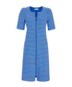 Dames ochtendjas blauw